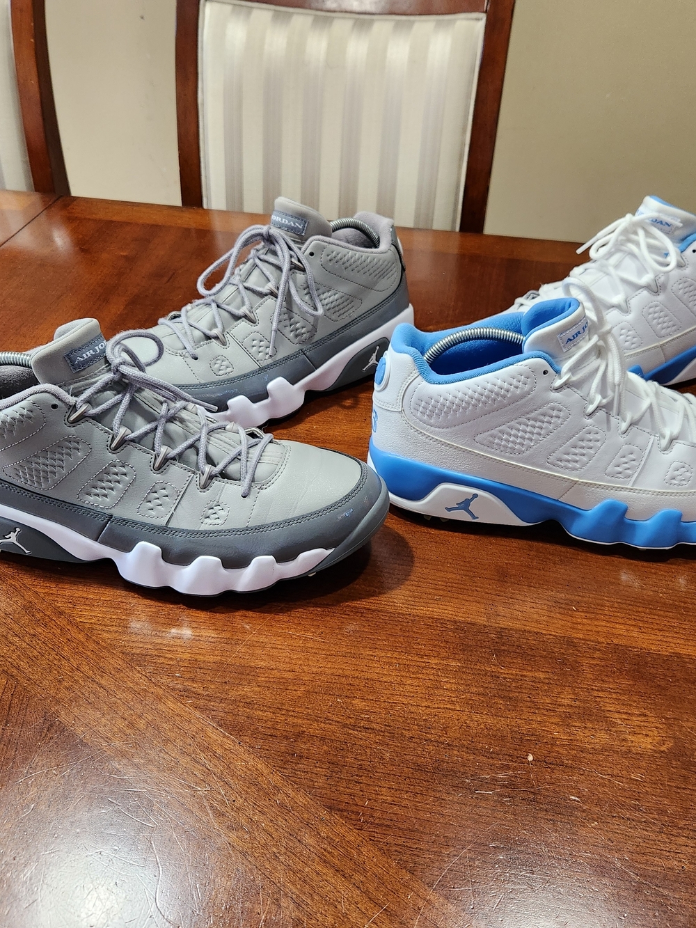 2 Jordan Retro 9 GOLF Cleats Size 13 Men No Box